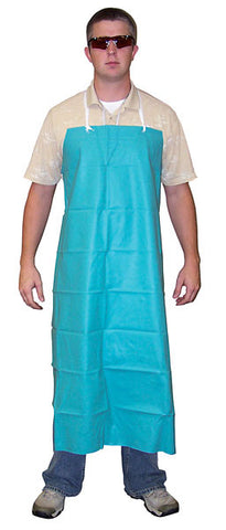 River City Dominator 388R5 - Apron, .42mm PVC, 35" x 48", raw edges, aqua green