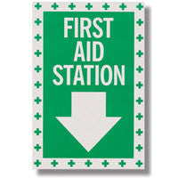 "First Aid Station" Arrow Decal
