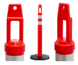 Orange Traffic Cone w/3M Reflective Collar