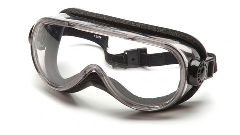 Pyramex Chemical Splash Goggle w/Foam Padding (Clear Anti-Fog)