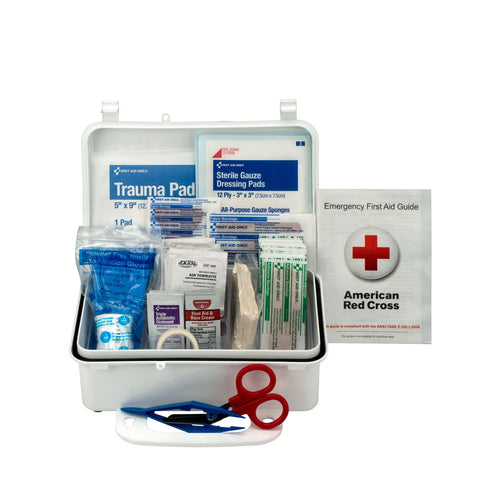 Pac-Kit Unitized First Aid Kit, Plastic Case