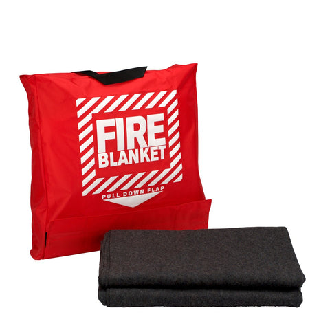 Wool Fire Blanket 62"x 80" in Nylon Pouch